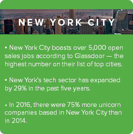 New York City Sales Jobs in 2017
