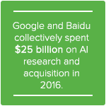 Google and Baidu investment in AI research